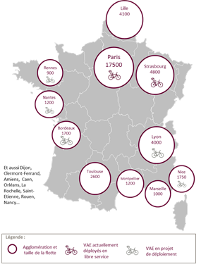 : les vae au sein des principales flottes de vls en France