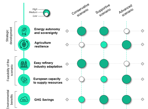 top-down modelling tool to quantify the evolution of European biorefining by 2050